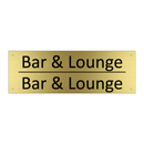 Bar & Lounge - Bar & Lounge