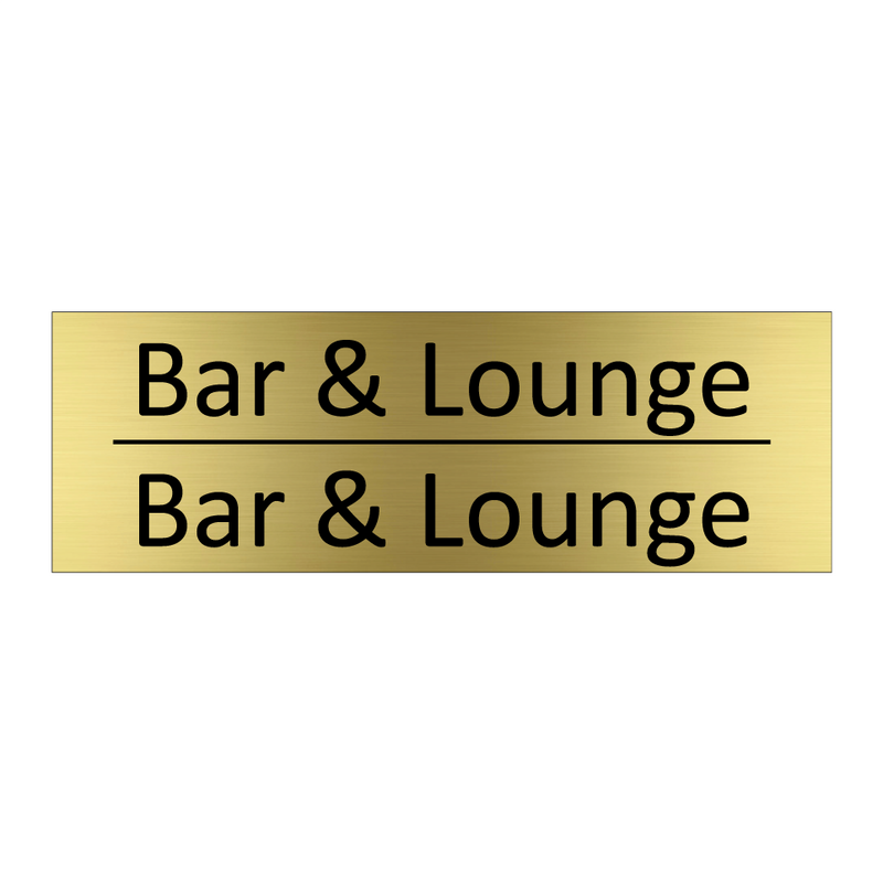 Bar & Lounge - Bar & Lounge