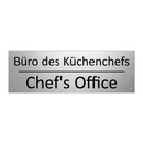Büro des Küchenchefs - Chef's Office