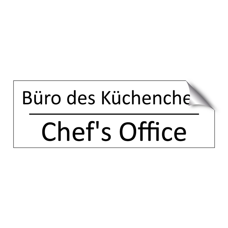 Büro des Küchenchefs - Chef's Office