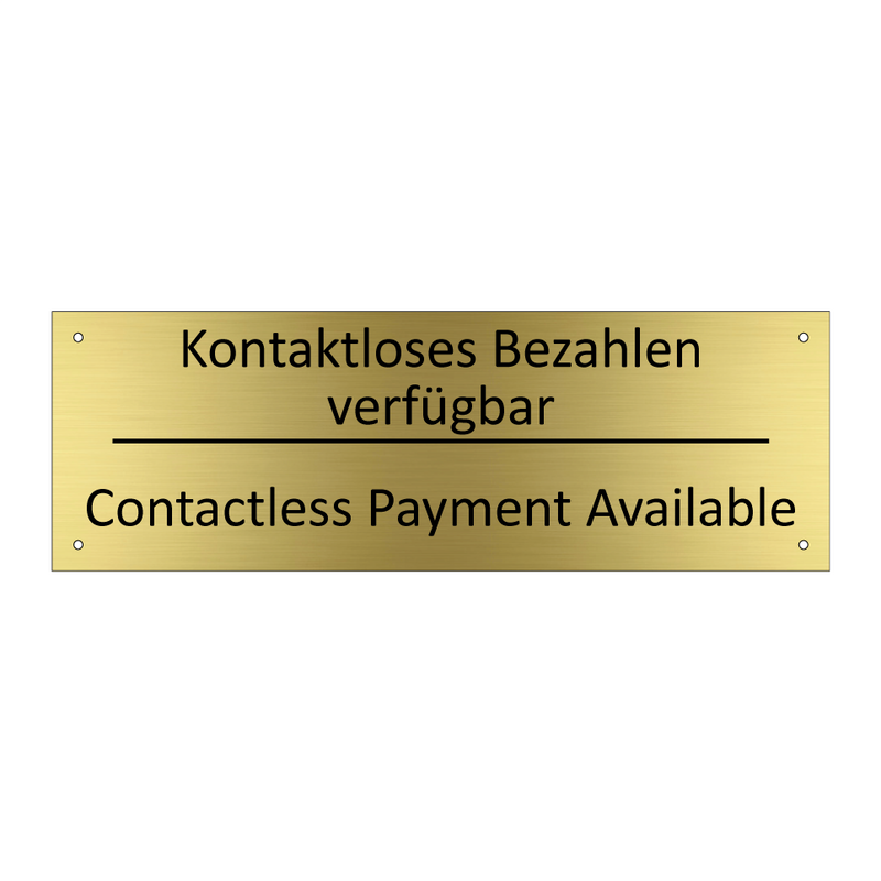 Kontaktloses Bezahlen verfügbar /.../ - Contactless Payment Available