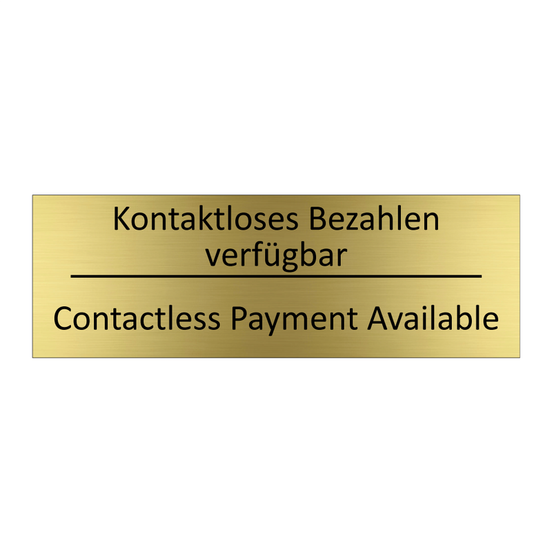 Kontaktloses Bezahlen verfügbar /.../ - Contactless Payment Available