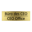 Büro des CEO - CEO Office