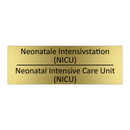 Neonatale Intensivstation (NICU) /.../ - Neonatal Intensive Care Unit (NICU) /.../