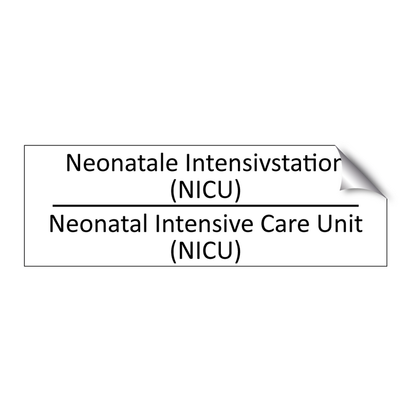 Neonatale Intensivstation (NICU) /.../ - Neonatal Intensive Care Unit (NICU) /.../