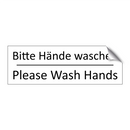 Bitte Hände waschen - Please Wash Hands
