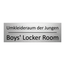 Umkleideraum der Jungen - Boys' Locker Room