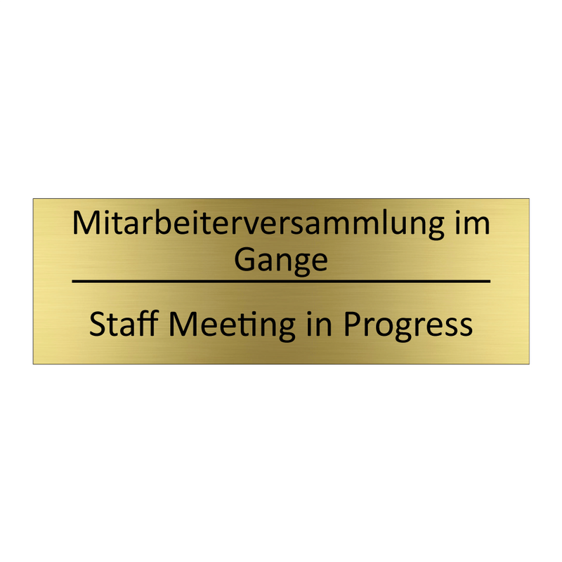 Mitarbeiterversammlung im Gange /.../ - Staff Meeting in Progress