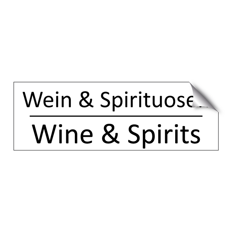 Wein & Spirituosen - Wine & Spirits