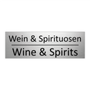 Wein & Spirituosen - Wine & Spirits