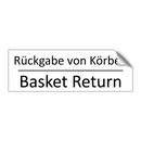 Rückgabe von Körben - Basket Return