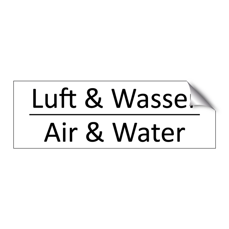 Luft & Wasser - Air & Water