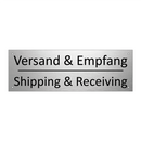 Versand & Empfang - Shipping & Receiving