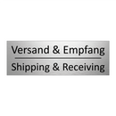 Versand & Empfang - Shipping & Receiving