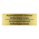 Automatisierter Externer Defibrillator /.../ - Automated External Defibrillator /.../