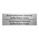 Automatisierter Externer Defibrillator /.../ - Automated External Defibrillator /.../