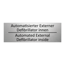 Automatisierter Externer Defibrillator /.../ - Automated External Defibrillator /.../