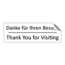 Danke für Ihren Besuch - Thank You for Visiting