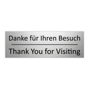 Danke für Ihren Besuch - Thank You for Visiting