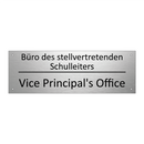 Büro des stellvertretenden Schulleiters /.../ - Vice Principal's Office