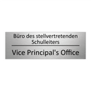 Büro des stellvertretenden Schulleiters /.../ - Vice Principal's Office