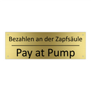 Bezahlen an der Zapfsäule - Pay at Pump