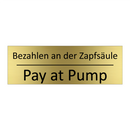 Bezahlen an der Zapfsäule - Pay at Pump