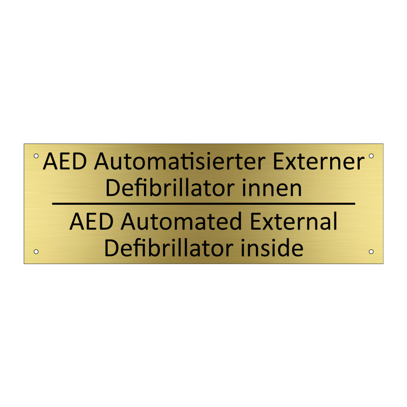 AED Automatisierter Externer Defibrillator /.../ - AED Automated External Defibrillator /.../