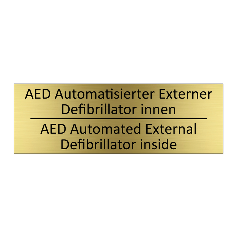 AED Automatisierter Externer Defibrillator /.../ - AED Automated External Defibrillator /.../