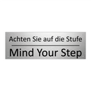 Achten Sie auf die Stufe - Mind Your Step