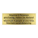 Maximal 4 Personen gleichzeitig. /.../ - Maximum 4 people at one time. /.../