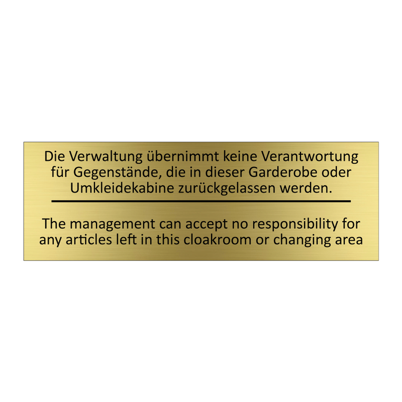 Die Verwaltung übernimmt keine /.../ - The management can accept no responsibility /.../