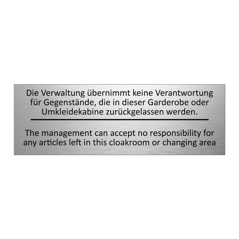 Die Verwaltung übernimmt keine /.../ - The management can accept no responsibility /.../