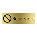 Reserviert