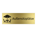 Außensitzplätze