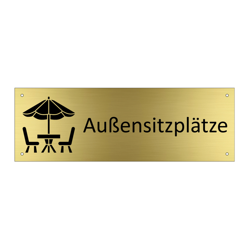 Außensitzplätze