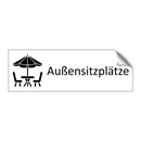 Außensitzplätze