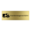 Krankenwageneinfahrt