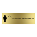 Mädchenumkleideraum