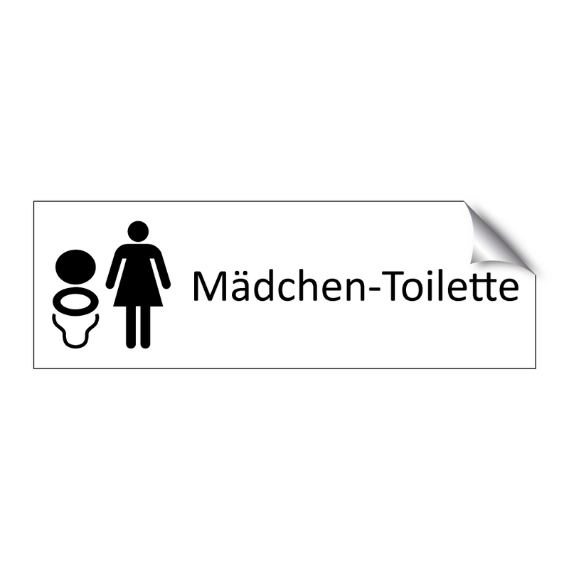Mädchen-Toilette