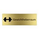 Gewichtheberraum