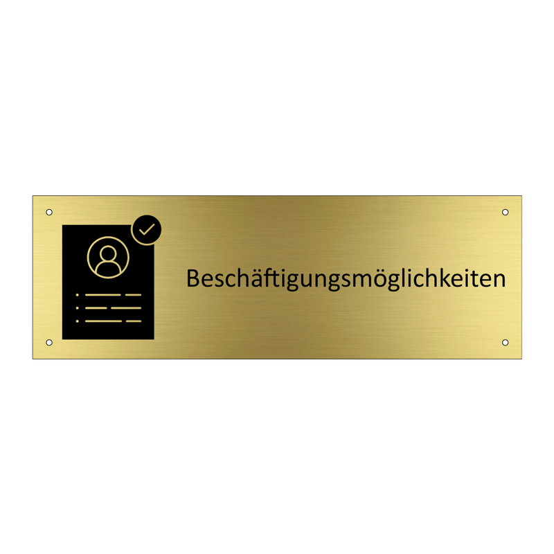 Beschäftigungsmöglichkeiten