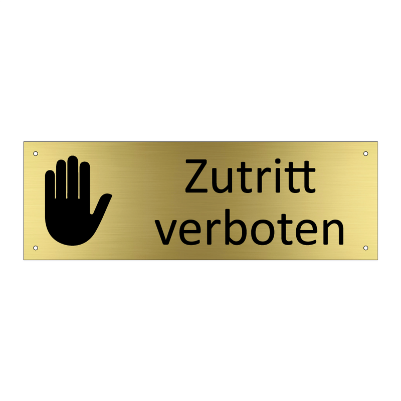Zutritt verboten