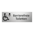 Barrierefreie Toiletten