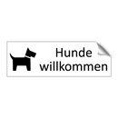 Hunde willkommen