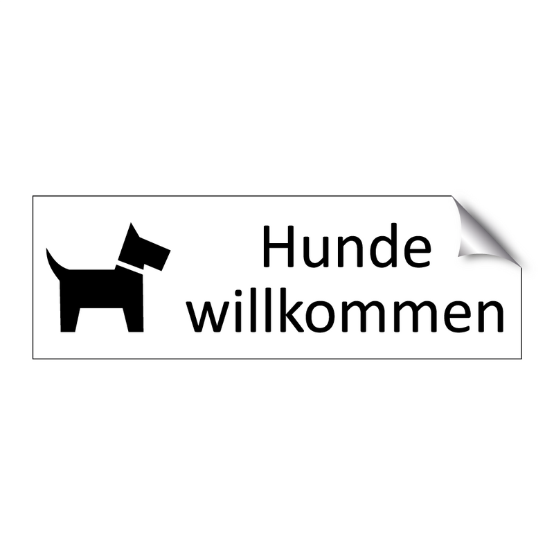 Hunde willkommen