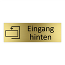 Eingang hinten