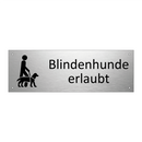 Blindenhunde erlaubt