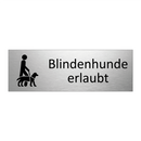 Blindenhunde erlaubt