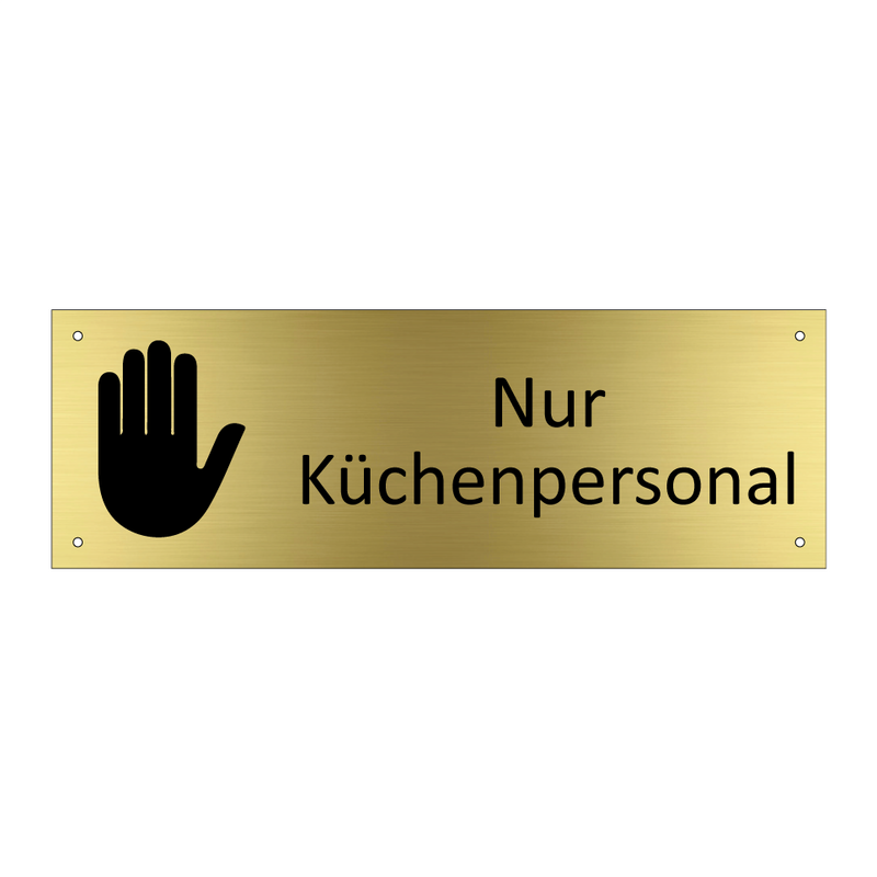 Nur Küchenpersonal